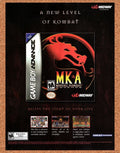 2003 Mortal Kombat Advance GBA Original Ad