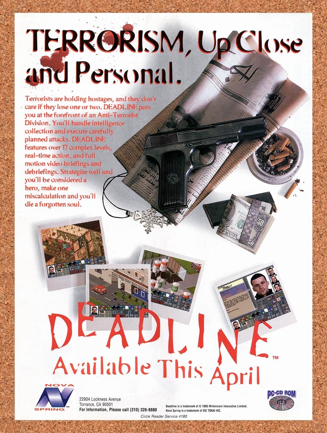 1996 Deadline PC Original Ad v2