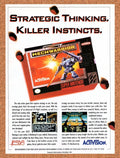 1993 MechWarrior SNES Original Ad v2