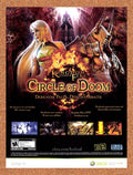 2008 Kingdom Of Fire Circle Of Doom Xbox 360 Original Ad v1