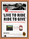 1998 Road Rash 3D PS1 Original Ad v2