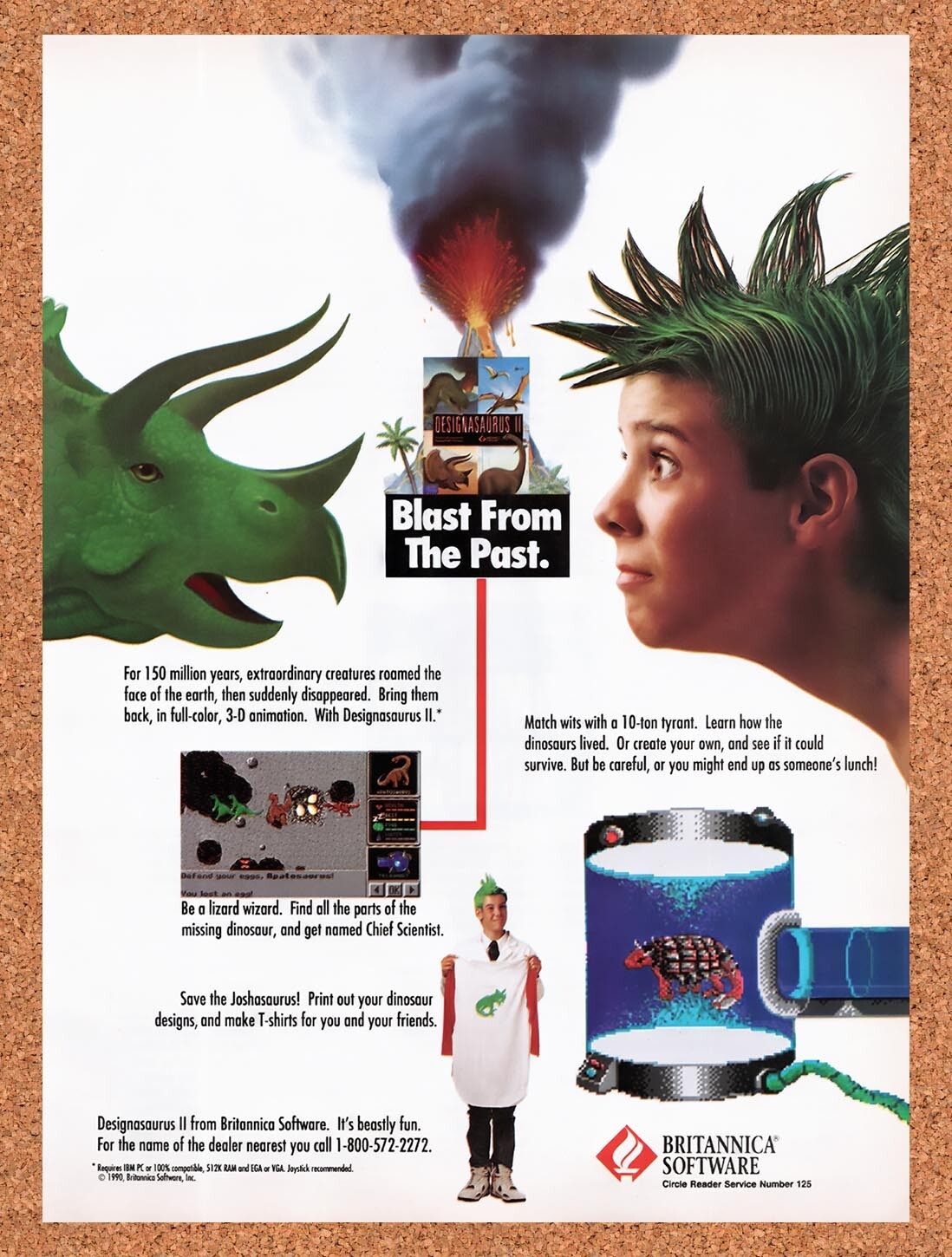1991 Designasaurus 2 IBM Original Ad v1