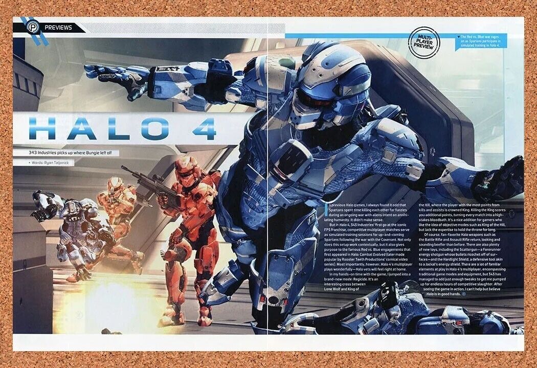 2014 Halo 4 Xbox 360 Original Ad