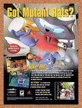 1998 Rat Attack! PS1 Original Ad v1