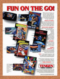1992 Tengen Game Gear Games Original Ad v8