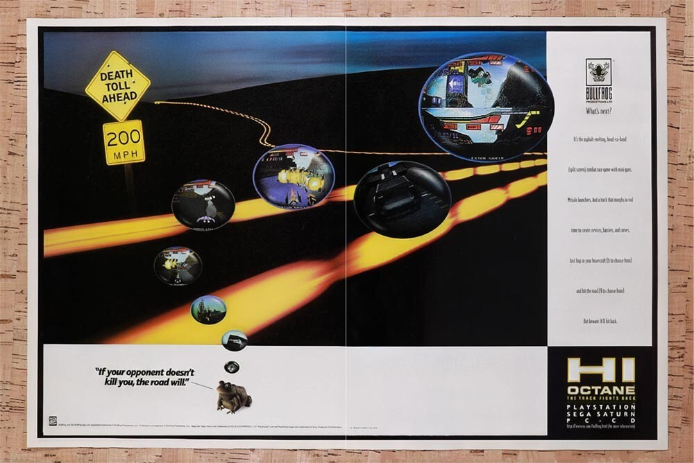 1995 Hi-Octane Saturn Original Ad v1