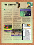 1998 Final Fantasy VII PC Preview Original Ad vr11