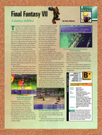 1998 Final Fantasy VII PC Preview Original Ad vr11