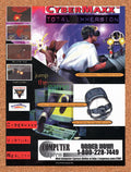 1995 CyberMaxx Virtual Reality Headset Original Ad v1