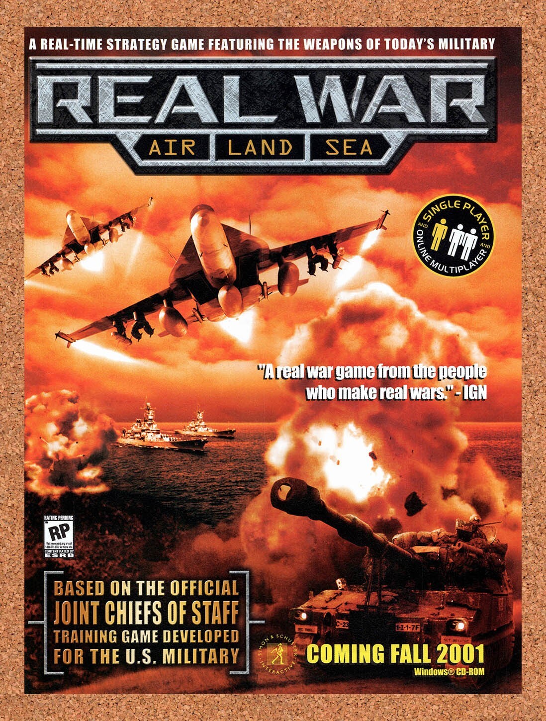 2001 Real War PC Original Ad v1