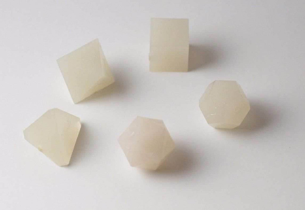 Vintage Ultra Rare Windmill Dice Poly Dice Set (5) RPG DnD Glows in the Dark - 