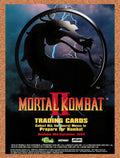 1994 Mortal Kombat II Trading Cards Original Ad v13