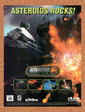 1999 Asteroids Hyper 64 N64 Original Ad v2