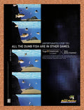 1999 Sega Bass Fishing Dreamcast Original Ad v1