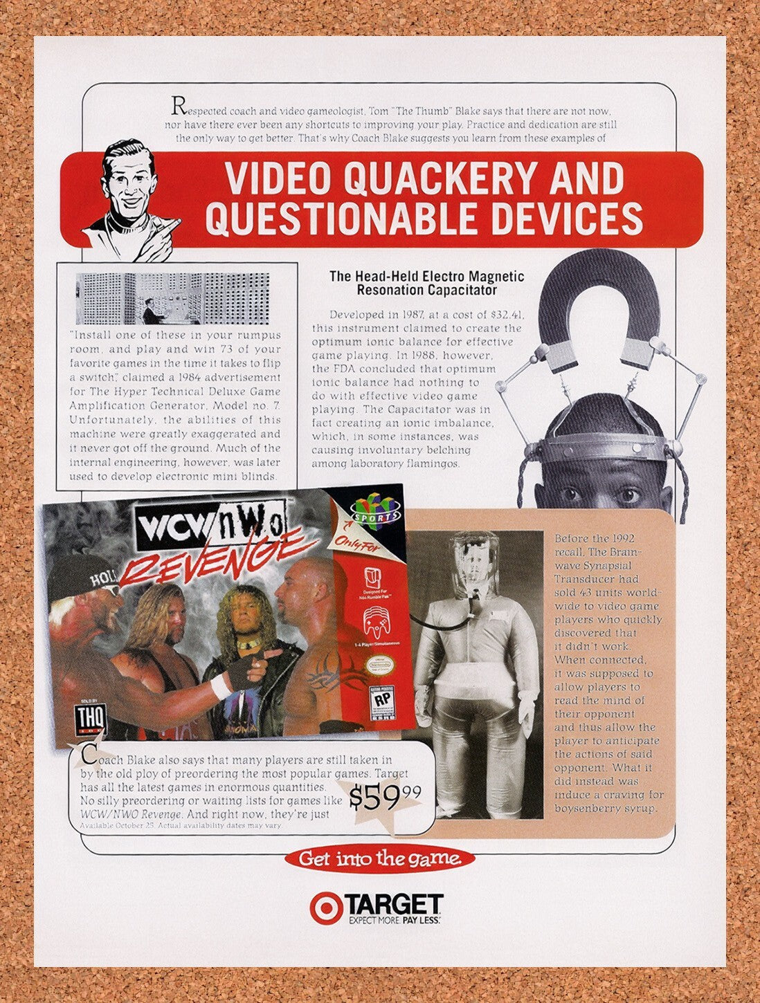 1998 WCW NWO Revenge Target Original Ad v3