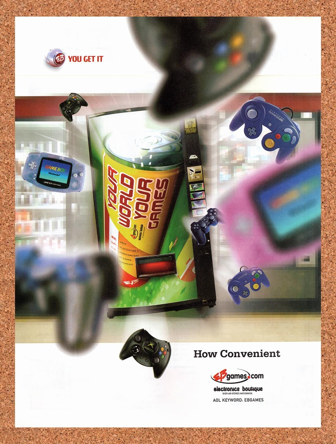 2002 EB Games Your World Your Games Original Ad v32