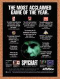 1996 Spycraft The Great Game PC Original Ad v1
