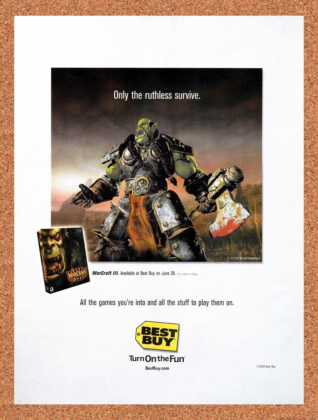 2002 WarCraft III Best Buy Original Ad v11