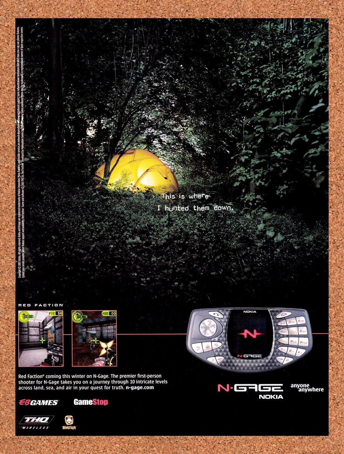 2003 Red Faction Nokia N-Gage Original Ad v5