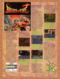 1994 Breath Of Fire SNES Original Review Ad v2