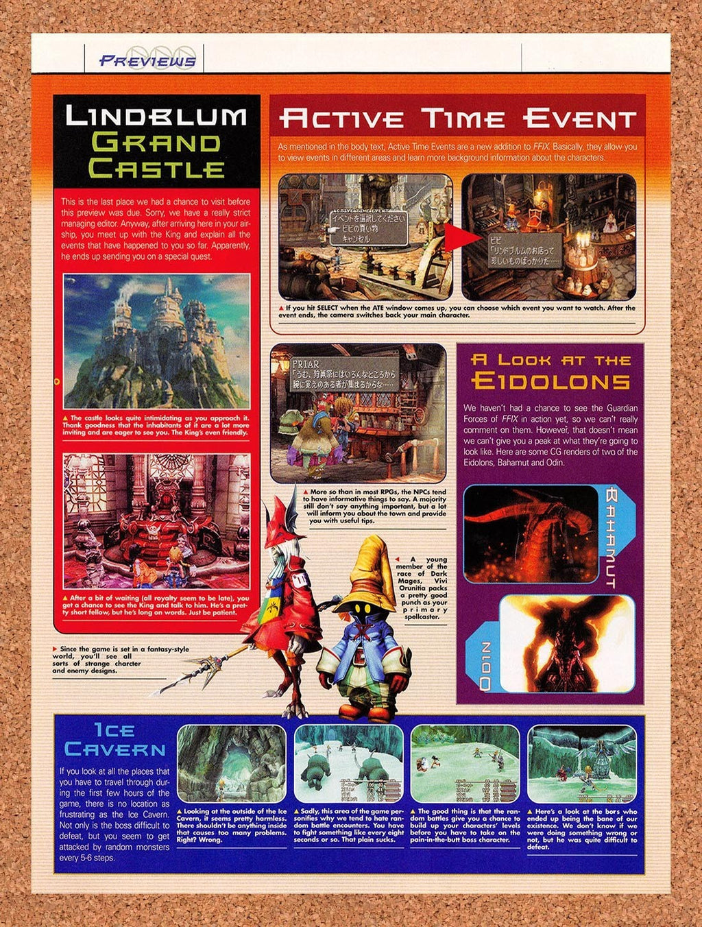 2000 Final Fantasy IX Mages Original Ad vr4