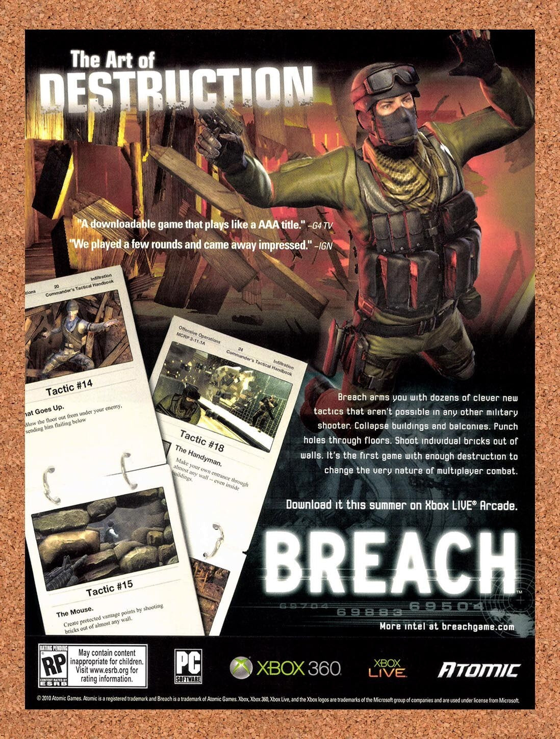 2010 Breach Xbox 360 Original Ad v1