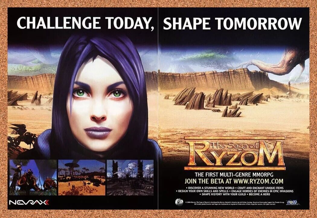2006 The Saga Of Ryzom PC Original Ad