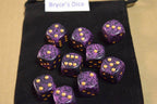 Hurricane Speckled 16mm D6 Pipped - 