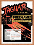 1995 Atari Jaguar Free Game & Controller Offer Original Ad v14