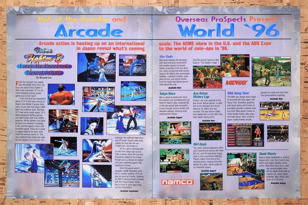 1997 Arcade World Expo Original Ad v1