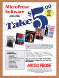1991 MicroProse PC Games Original Ad v6