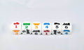 18mm Train Dice Colorful Learning Children Easy to Read Novelty Yahtzee School - 1