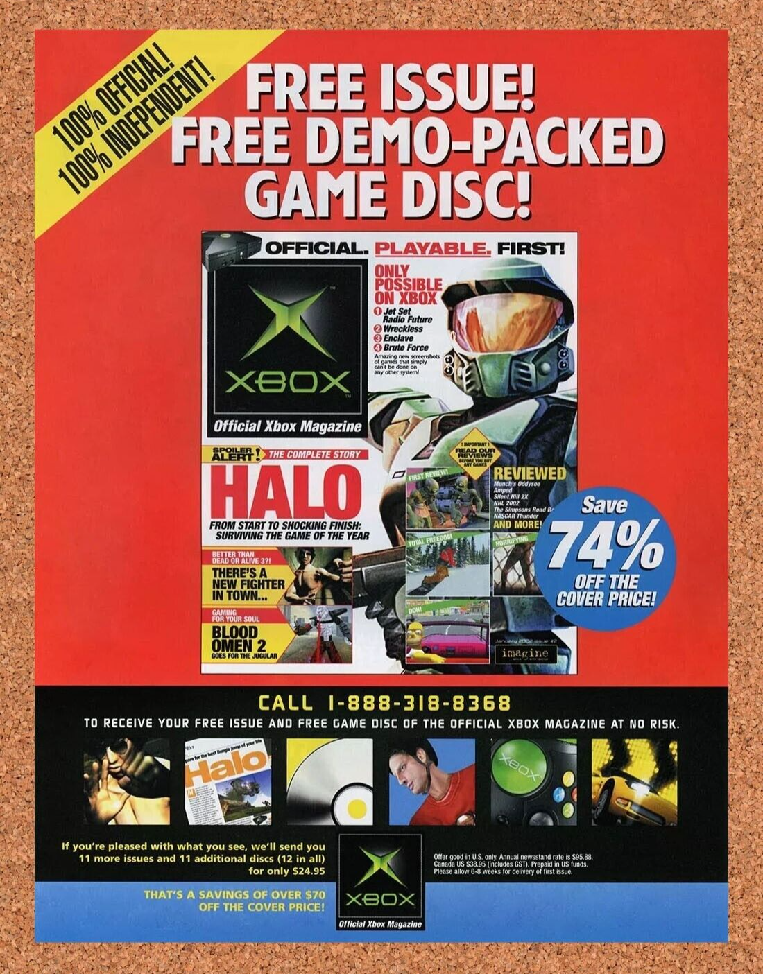 2004 Halo Xbox Original Xbox Magazine Ad