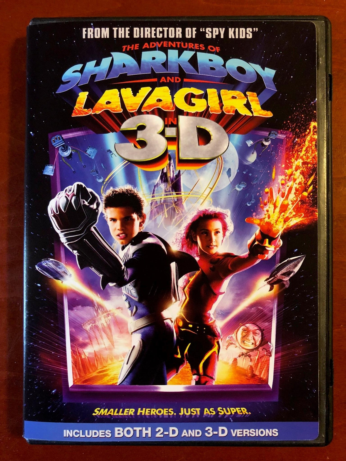 The Adventures of Sharkboy and Lava Girl in 3-D (DVD, 2005, 2D and 3D) - K9