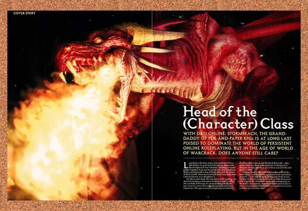 2006 Dungeons & Dragons Online Stormreach PC Original Ad vr3