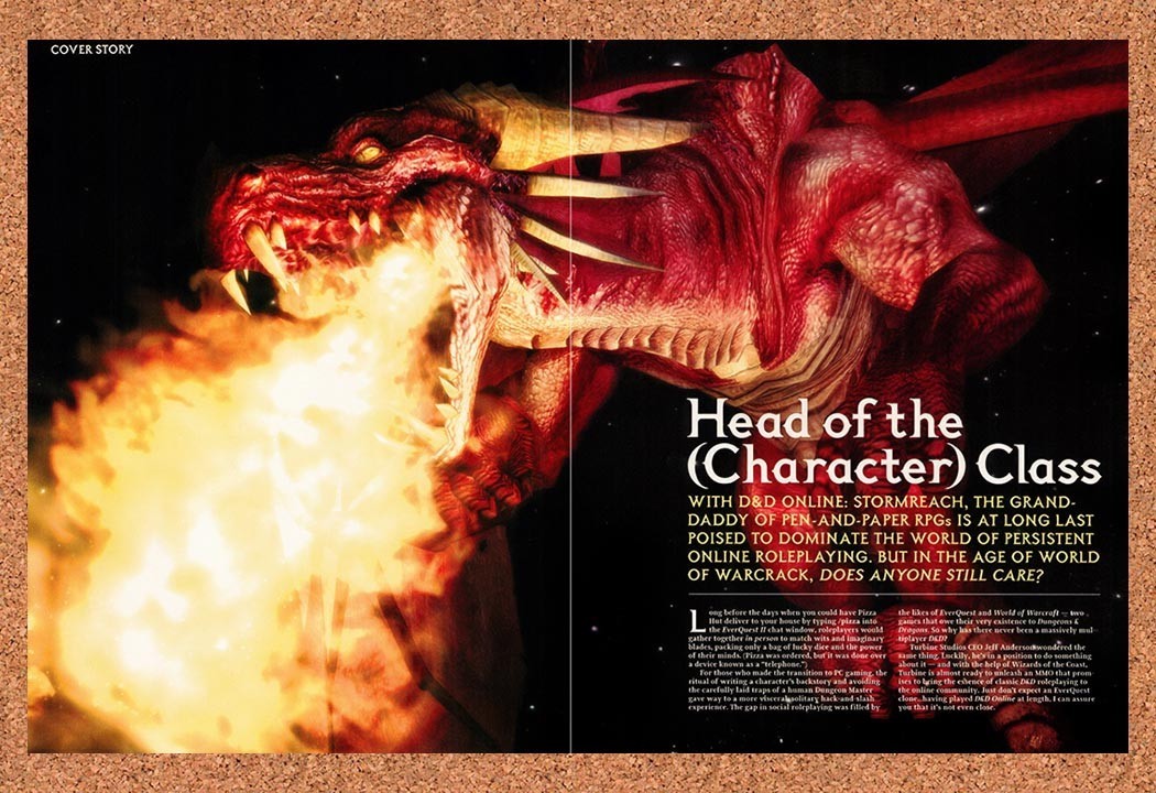 2006 Dungeons & Dragons Online Stormreach PC Original Ad vr3