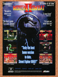 1994 Mortal Kombat II SNES Original Ad v1