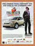 1999 Final Fantasy VIII PS2 Original Squall Sweepstakes Ad