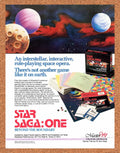 1988 Star Saga One Apple II Original Ad v2