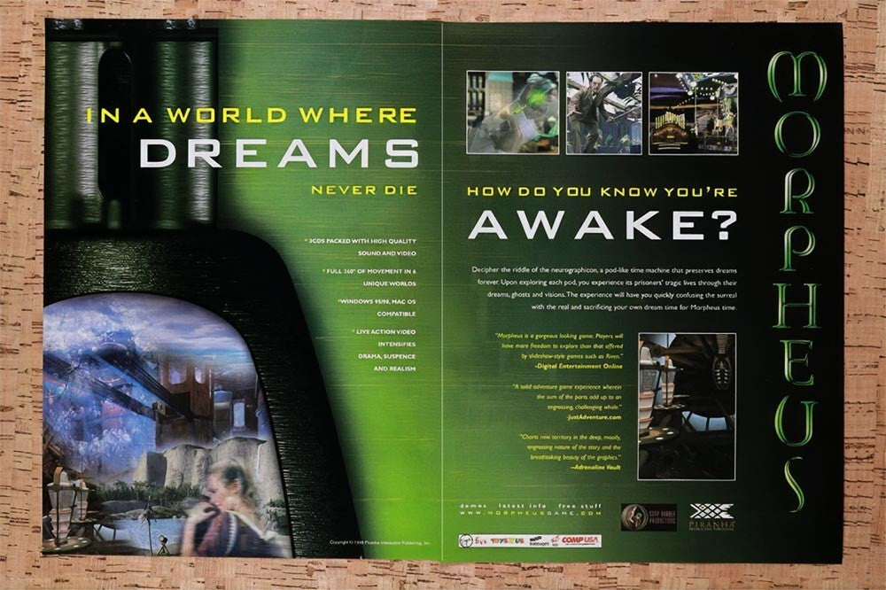 1999 Morpheus PC Original Ad v2
