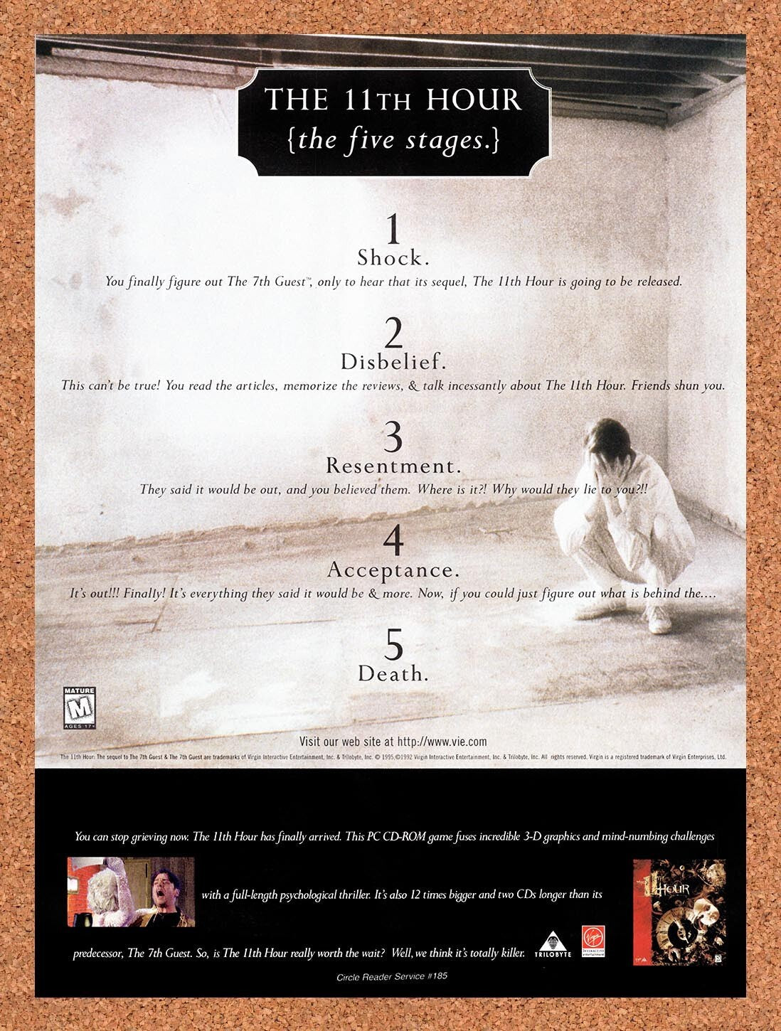 1996 11th Hour PC Original Ad v1