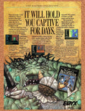 1989 Legend Of Blacksilver Commodore 64 Original Ad v1