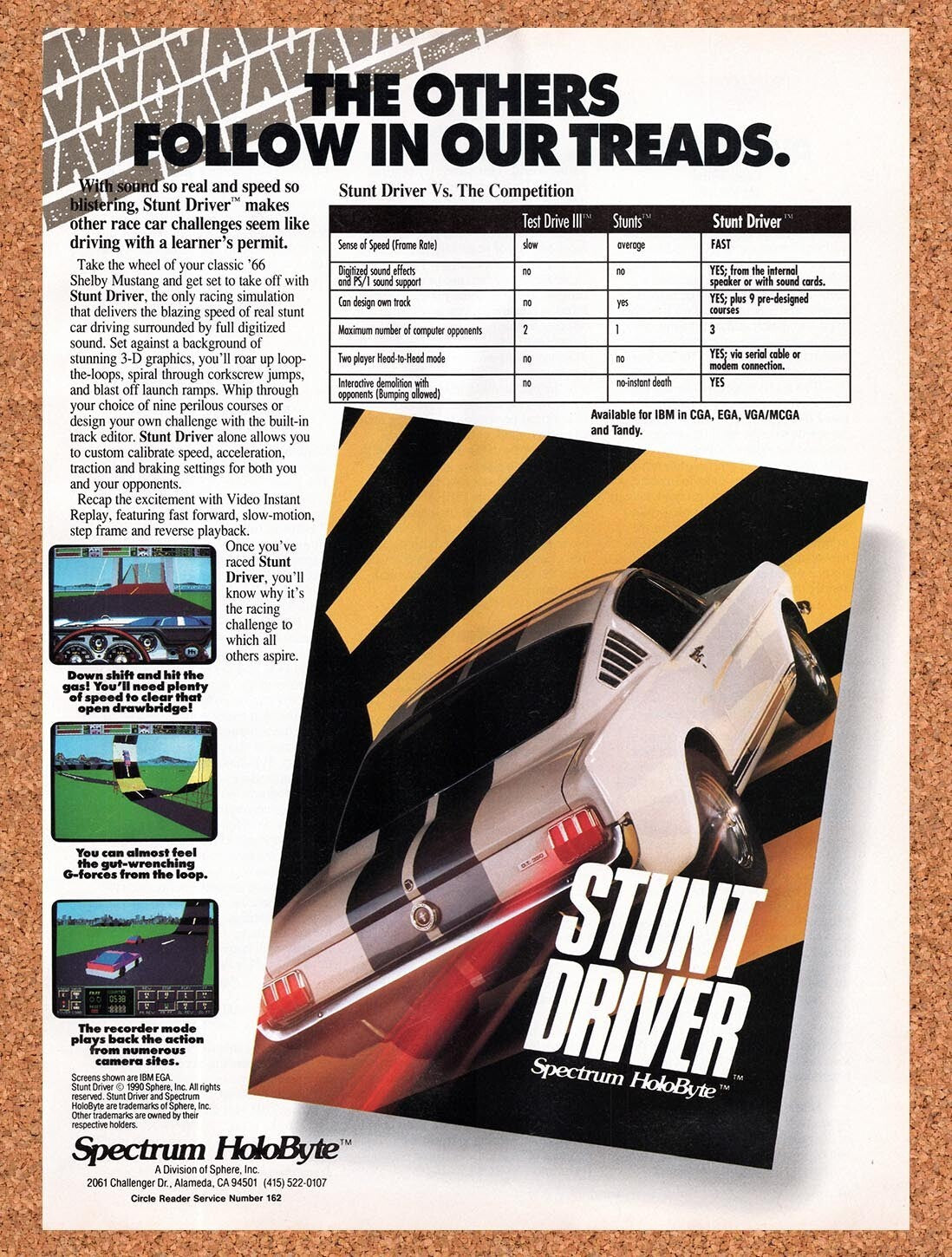 1991 Stunt Driver IBM Original Ad v2