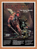 1993 The Red Crystal The Seven Secrets Of Life IBM Original Ad v1