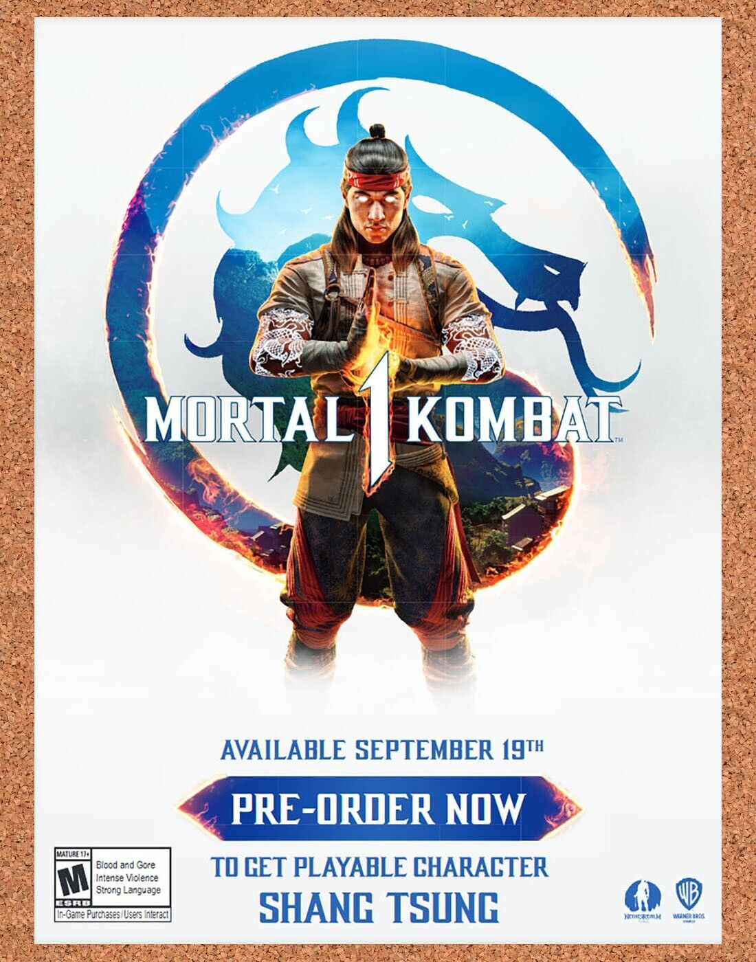 2023 Mortal Kombat 1 PS5 Original Ad