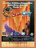 1990 Sim City Amiga Original Ad v1