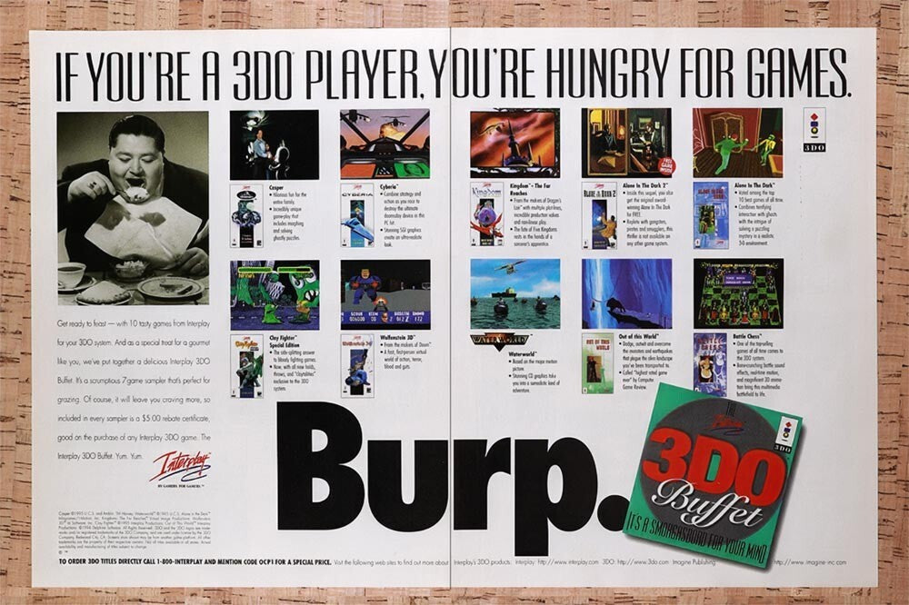 1995 3DO Games Original Ad v6