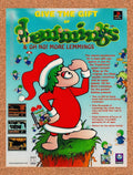 1998 Lemmings Christmas Original Ad v5