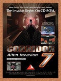 1994 Corridor 7 Alien Invasion PC Original Ad v1