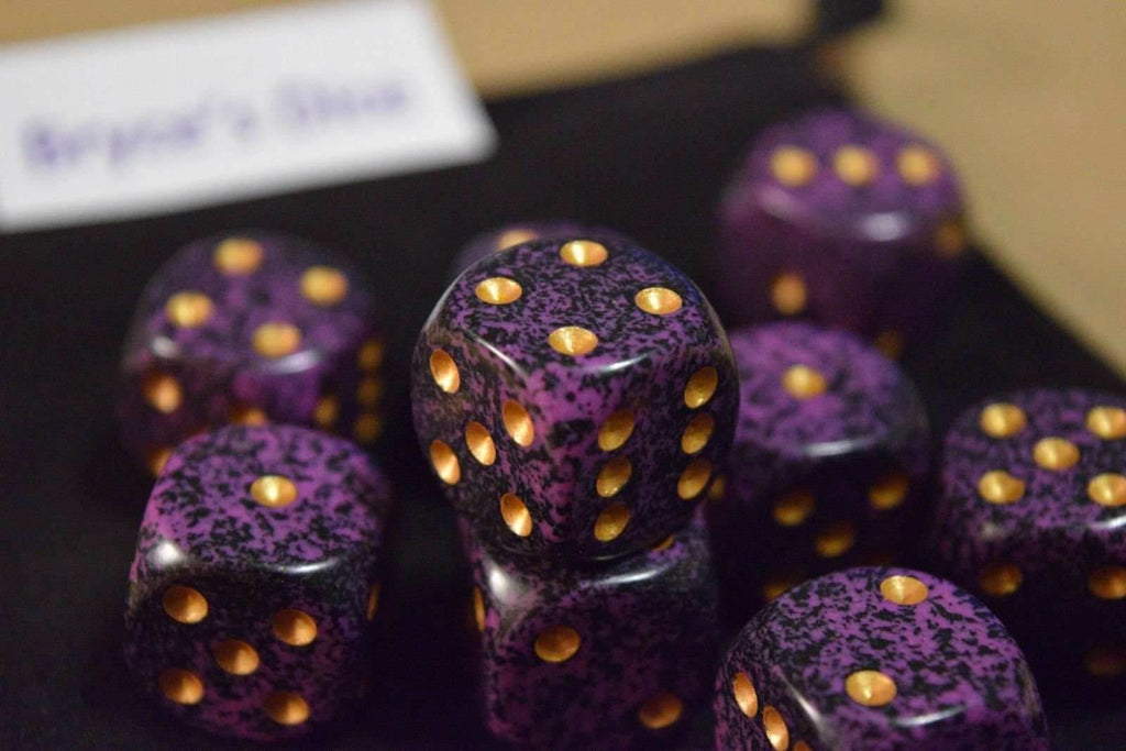 Hurricane Speckled 16mm D6 Pipped - 